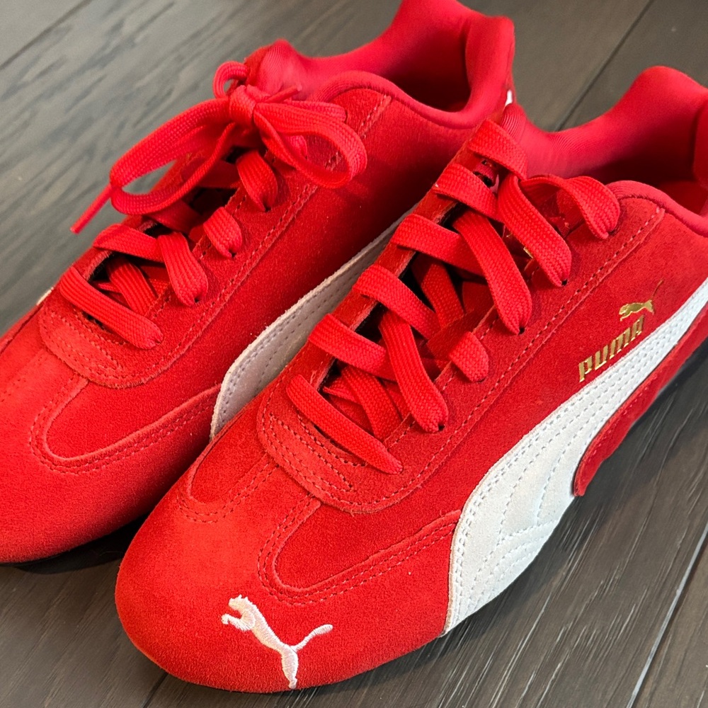 Brand New Puma OG Speedcat in Red 7.5 - Picture 3 of 5